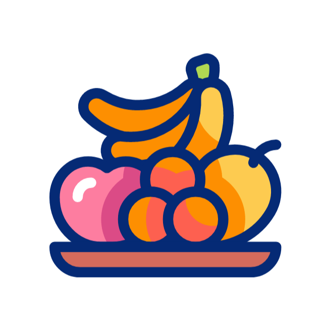 Snack and fruit
