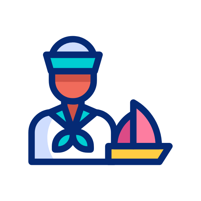 Boat and crew